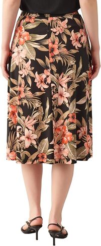 Kasper Women's Floral Printed Matte Jersey Midi Skirt in Saudi Arabia