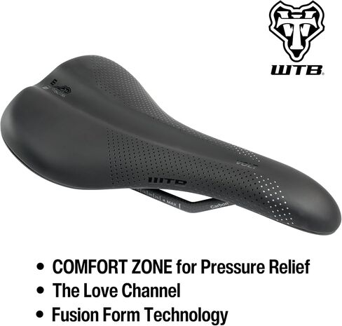 Wtb Volt Fusion Form Titanium Saddle Black, Medium in Saudi Arabia