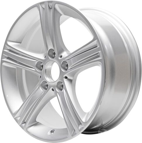 New 17x7.5"" 17 Inch Aluminum Alloy Wheel Rim for BMW 320 328 330 335 340 428 430 435 440 2012-2020 | ALY71535U20N | Direct Fit - OE Stock Specs, Silver in Saudi Arabia