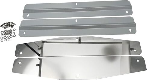 4 Pcs 24" Stainless Steel Heavy Duty Mud Flap Weights with Backing Plate Universal, for Semi Truck Mudflap Mirrored Weights with Backing Plate and Install Screw in Saudi Arabia