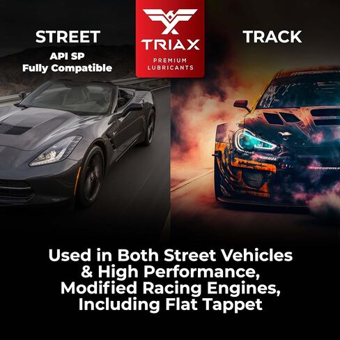 TRIAX Synergy SVL 5W-50, Racing Grade, Full Synthetic Engine Oil, Street and Track Formulation (1 Quart) in Saudi Arabia