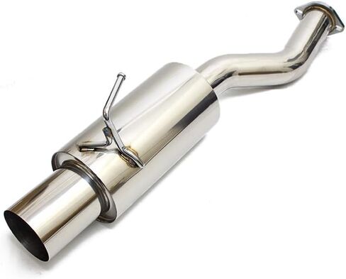 REV9 CB-078 طقم عادم من الفولاذ المقاوم للصدأ ذو طرف واحد مقاس 4 بوصة متوافق مع Nissan 350Z (Z33) 2003-2009 جميع الديكورات in Saudi Arabia