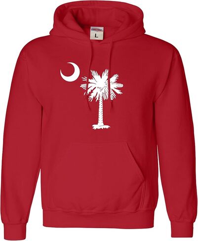 Go All Out South Carolina Flag Palmetto Moon Logo Carolinian Mens Women Youth Sweatshirt Hoodie in Saudi Arabia