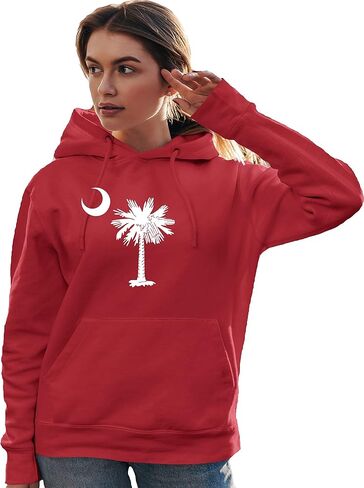 Go All Out South Carolina Flag Palmetto Moon Logo Carolinian Mens Women Youth Sweatshirt Hoodie in Saudi Arabia