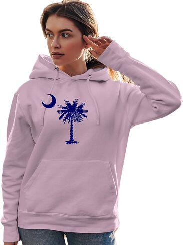 Go All Out South Carolina Flag Palmetto Moon Logo Carolinian Mens Women Youth Sweatshirt Hoodie in Saudi Arabia