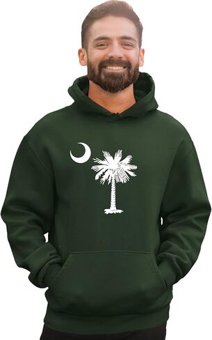 Go All Out South Carolina Flag Palmetto Moon Logo Carolinian Mens Women Youth Sweatshirt Hoodie in Saudi Arabia
