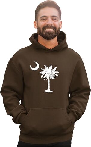 Go All Out South Carolina Flag Palmetto Moon Logo Carolinian Mens Women Youth Sweatshirt Hoodie in Saudi Arabia