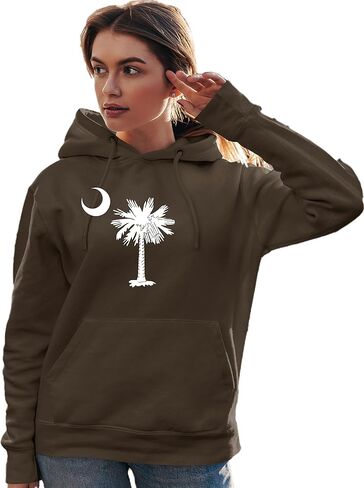 Go All Out South Carolina Flag Palmetto Moon Logo Carolinian Mens Women Youth Sweatshirt Hoodie in Saudi Arabia