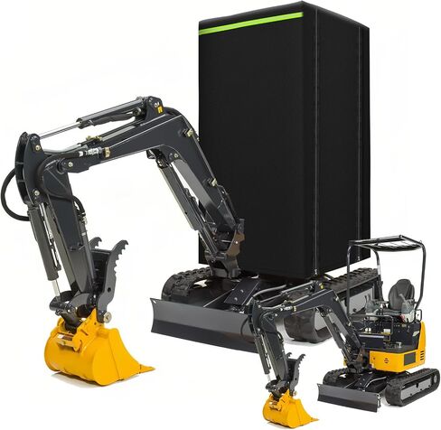 Mini Excavator Cab Cover Compatible with Kubota KX018-4, CAT Next Gen 301.8, CAT Next Gen 302, JCB 19C+19CE, 600D Oxford Waterproof Cover Sun Frost Protection in Saudi Arabia