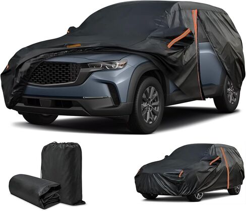 غطاء لسيارة Mazda CX-50، غطاء CX50 2023 2024 2025، أغطية سيارة للسيارات حماية من الأشعة فوق البنفسجية والغبار والثلج، غطاء سيارات الدفع الرباعي مع سحاب باب/شريط عاكس/جيوب مرآة in Saudi Arabia