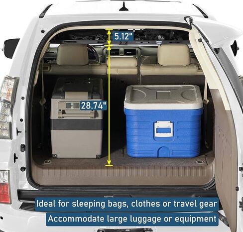 Hooke Road GX460 Rear Trunk Cargo Rack MOLLE Panel for 2010-2023 Lexus GX460, Lightweight Steel Cargo Basket Tray Overland Trip Camping Accessories in Saudi Arabia