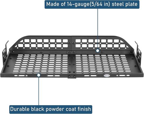 Hooke Road GX460 Rear Trunk Cargo Rack MOLLE Panel for 2010-2023 Lexus GX460, Lightweight Steel Cargo Basket Tray Overland Trip Camping Accessories in Saudi Arabia