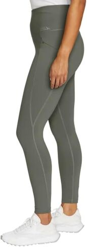 Eddie Bauer Women's Comfort Stretch Moisture Wicking Trail Legging Tight with Pockets in Saudi Arabia