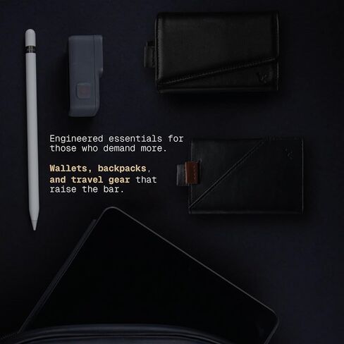 The Frenchie Co. - Aroma Speed ​​Wallet Mini - حامل بطاقات RFID فائق النحافة - علامة تبويب سحب سريعة الوصول - جيب أمامي بسيط من الجلد الإيطالي المحبب بالكامل in Kuwait