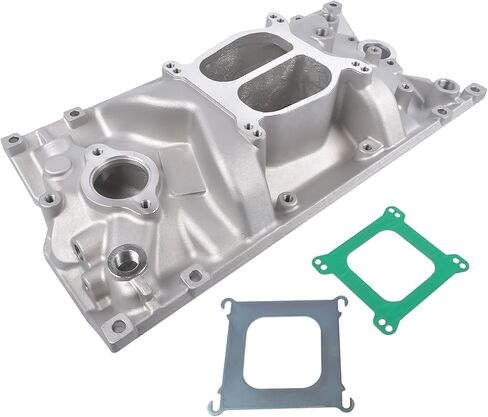 Carbureted Dual Plane Intake Manifold Replacement for Chevy Small Block Vortec Engine V8 5.0L/305 V8 5.7L/350 1996-2002 2007 in Saudi Arabia