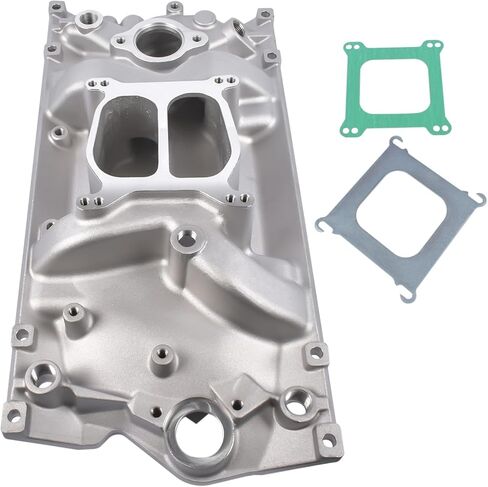 Carbureted Dual Plane Intake Manifold Replacement for Chevy Small Block Vortec Engine V8 5.0L/305 V8 5.7L/350 1996-2002 2007 in Saudi Arabia