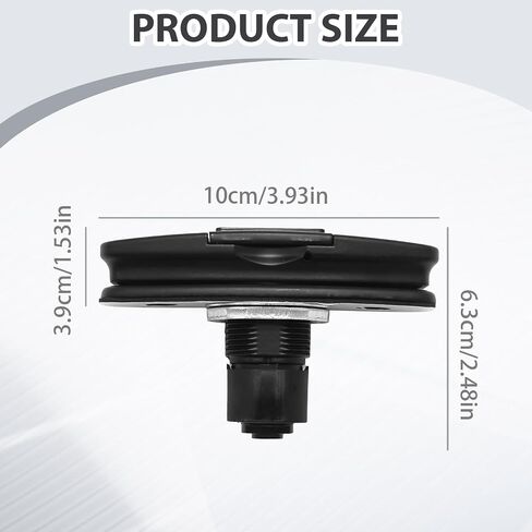113436 Twist Handle Kit, Replacement for Leer 100XQ 100XL 100XR Truck Caps and TSC700 Tonneau Covers, Replaces 113436-100XQ in Saudi Arabia