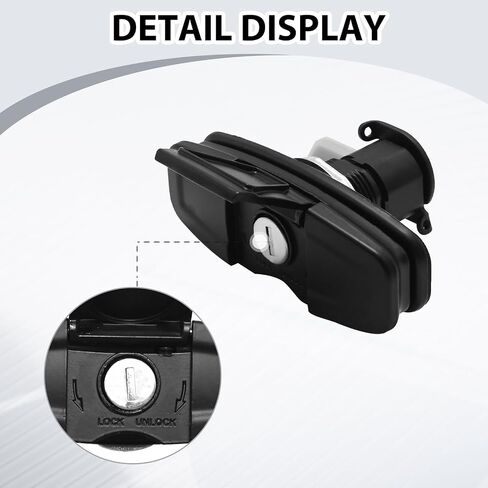 113436 Twist Handle Kit, Replacement for Leer 100XQ 100XL 100XR Truck Caps and TSC700 Tonneau Covers, Replaces 113436-100XQ in Saudi Arabia