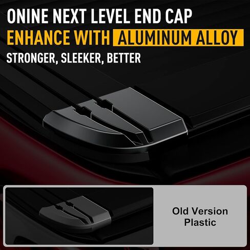 ONINE Low Profile Pull-Lock-Go Retractable Hard Tonneau Cover Custom fit 2015-2025 Chevy Colorado,GMC Canyon 5ft Bed (61.7"), Dual T-Slot Design Compatible for Roof Racks and Crossbars in Saudi Arabia