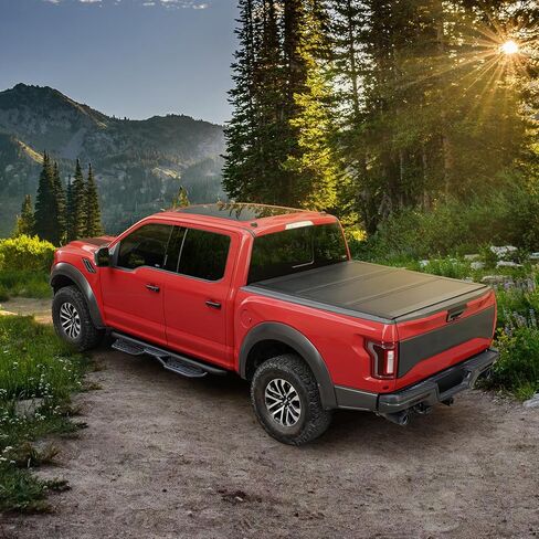 غطاء تونيو للشاحنة من الألومنيوم قابل للسحب لـ 2017-2025 Ford F250 / F350 SuperDuty 6.75FT Bed (82 ") | تصميم مزدوج القفل، أسود غير لامع، مقاوم للماء وشديد التحمل in Kuwait