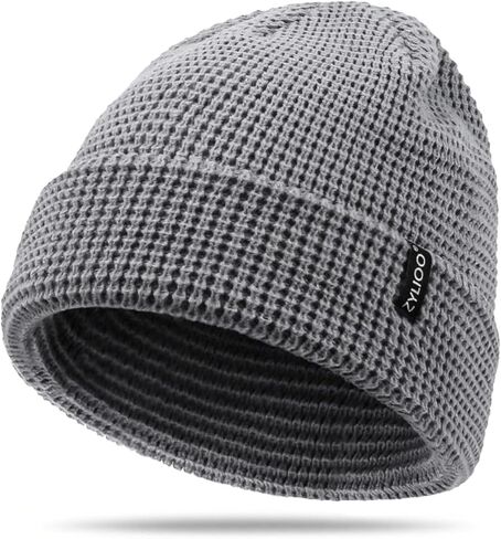 Zylioo XXL Oversize Waffle Knit Beanie,Large Winter Warm Hats for Men Women, Durable Premium Toboggan Hat for Big Heads in Saudi Arabia