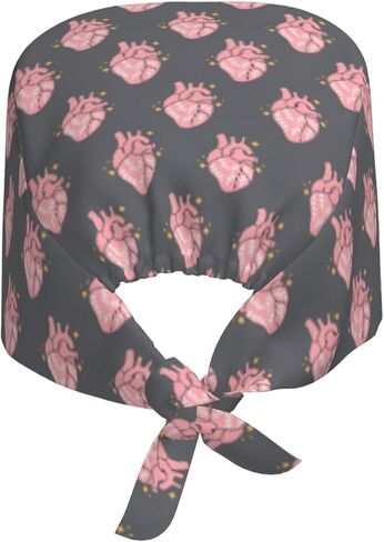 Working Cap Breathable Unisex Women Men Elastic Bandage Tie Back Hats Scrub Nursing Doctor Surgeon Cap in Kuwait