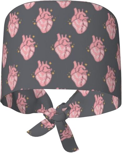 Working Cap Breathable Unisex Women Men Elastic Bandage Tie Back Hats Scrub Nursing Doctor Surgeon Cap in Kuwait