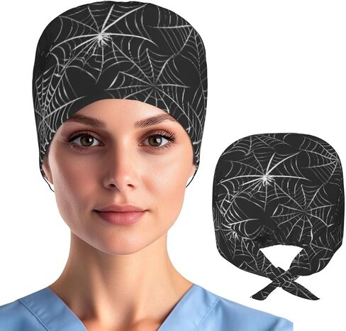 Working Cap Hat with Sweatband Comfortable and Breathable Adjustable Headgear for Men Women Scrub Cap in Kuwait