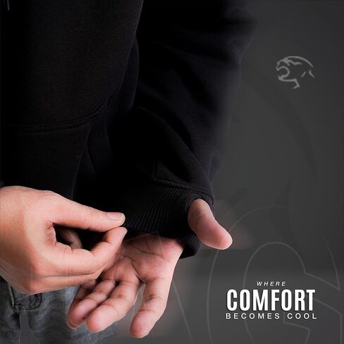 ج.أ.ج. هوديي للدراجات النارية للرجال - سترة ركوب مدرعة مع بطانة الأراميد للصدمات | سترة واقية لجميع المواسم in Kuwait