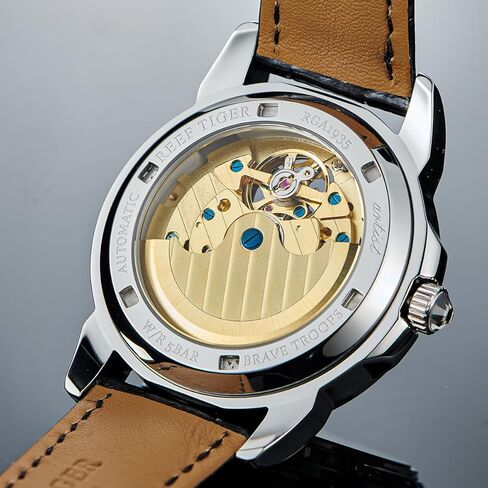 ريف النمر العلامة التجارية الفاخرة للرجال Pixiu Moonphase ساعة أوتوماتيكية للرجال الماس متعددة الوظائف ساعة الأعمال الكلاسيكية RGA1935 in Kuwait