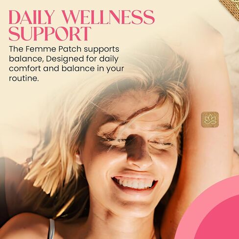 Femme Herbal Patches – 30-Day Supply – Non-Latex, Vegan-Friendly, and Easy to Use in Saudi Arabia