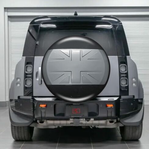 غطاء عجلة الإطارات الاحتياطية يناسب لاند روفر ديفندر 90 110 130 L663 L851 2020-2025 (رمادي إيجر) in Kuwait