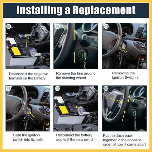 مفتاح إشعال قفل اسطوانة مع مفتاح 1F2009012B 1L3Z11582A استبدال لفورد F-150 1996-2004 لفورد F-250 1996-2007 قطع غيار السيارات in Saudi Arabia