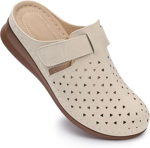 Clogs for Women Mules Slip-On: Comfortable Closed Toe Slippers Platform Clog Womens Dressy Sandals in Kuwait