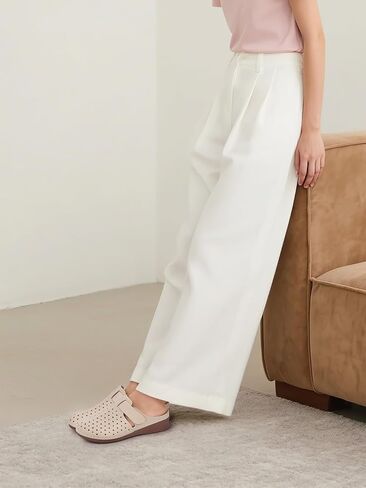 Clogs for Women Mules Slip-On: Comfortable Closed Toe Slippers Platform Clog Womens Dressy Sandals in Kuwait