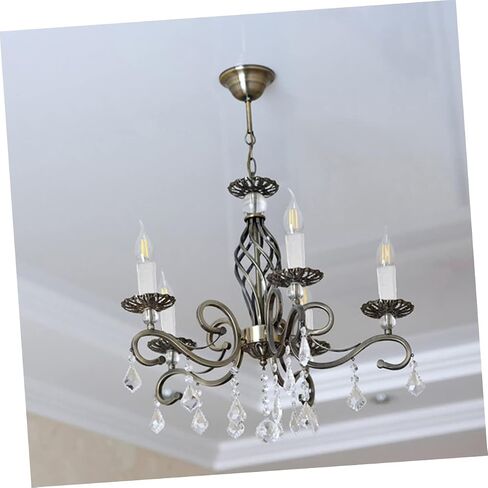 4Pcs Chandelier Base Cover Candle Chandelier Flanging Sleeve Durable Tube for Crystal Lighting Fixtures Easy Installation for Family Candle Lamps in Saudi Arabia