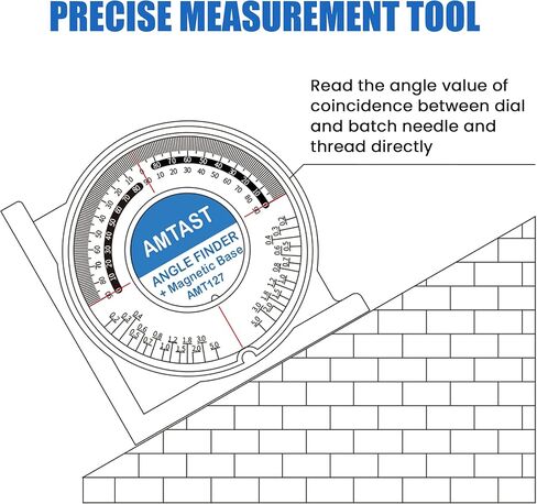 Angle Gauges Angle Finder Level Angle Meter Bevel Gage Inclinometer Digital Level Protractor Angle Measuring Tools AMT129 in Kuwait