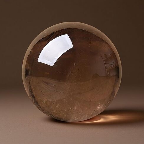 Large Smoky Quartz Crystal Ball Real Crystals Ball Clear Crystals Sphere for Home Decor (Smoky Quartz, 5.5-6cm) in Saudi Arabia