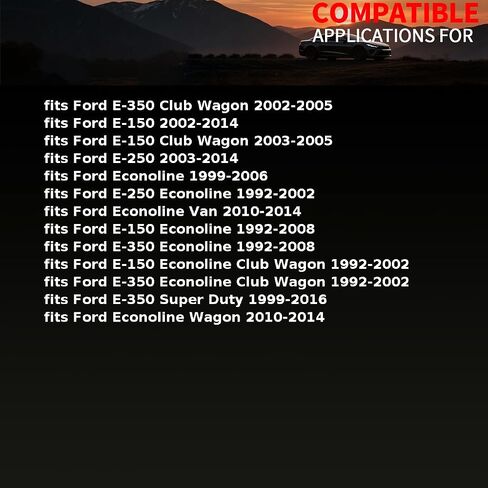 HVAC منفاخ المحرك الأمامي يناسب Ford E-250 E-150 Econoline Club Wagon 1992 1993 1994 1995 1996 1997 1998 1999 2000 2001 2002 2003 2004 2005 2006 2007 2008 2009 2010 2011-2014 1x in Saudi Arabia