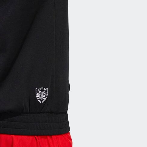 adidas Men's Donovan Mitchell Shortsleeve Hoodie, Team Victory Red, Medium in Saudi Arabia