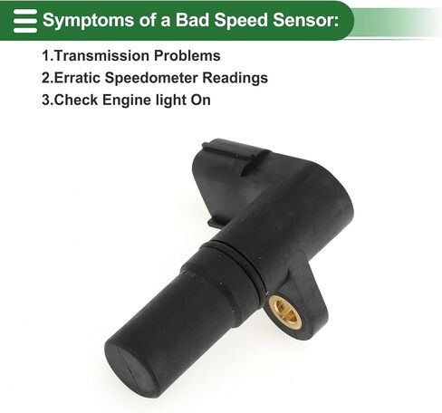 مستشعر سرعة ناقل الحركة من Motoforti VSS مستشعر السرعة لهوندا بايلوت 3.5 2003-2005 رقم 28810-P7W-004 أسود قوي in Kuwait