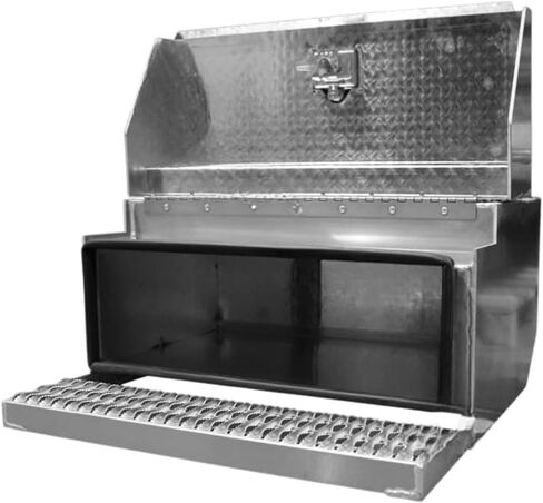 Belgrade Parts & Service, Inc. Heavy Duty Aluminum Diamond Plate Cab Entry Box-31 Step Tool Box-Replaces: 20291131, 6500105001 in Saudi Arabia