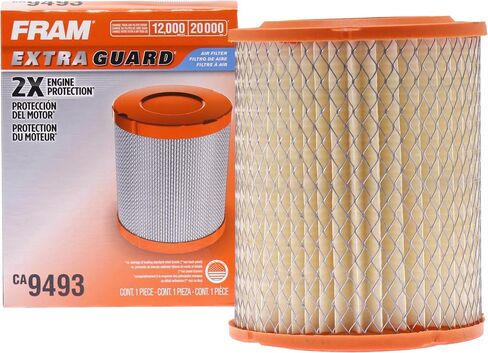 FRAM Extra Guard CA9493 Replacement Engine Air Filter for Select Acura and Honda Models, Provides Up to 12 Months or 12,000 Miles Filter Protection in Saudi Arabia