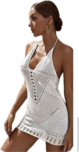 Knit beach Swimsuit cover-up in Saudi Arabia