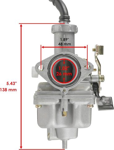 مكربن ​​كالتريك مع حذاء مشعب السحب متوافق مع Honda Sportrax 250 TRX250EX 2x4 2001 2002 2003 2004 2005 2006 2007 2008 in Saudi Arabia