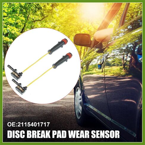 2pcs 2115401717 Front Rear Disc Break Pad Wear Sensor for Mercedes-Benz CL500 2000-2006 for Mercedes-Benz S430 2000-2006 Replace Parts Vehicle Components in Saudi Arabia