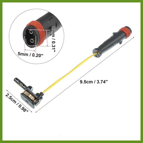 2pcs 2115401717 Front Rear Disc Break Pad Wear Sensor for Mercedes-Benz CL500 2000-2006 for Mercedes-Benz S430 2000-2006 Replace Parts Vehicle Components in Saudi Arabia
