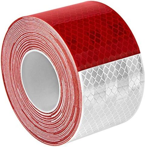 3M 983-32 2" X 30FT 963-32 Prismatic Conspicuity Markings, 2" Wide, 30' Length, Red/White in Saudi Arabia