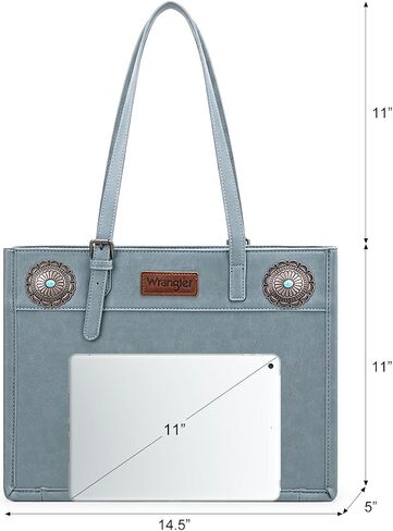 Wrangler Tote Bag for Women Handbags with Western Silver Tturquoise in Saudi Arabia