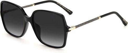 Jimmy Chu EPPIE/G/S Women's Sunglasses, black (black 19-3911tcx), 57 in Saudi Arabia